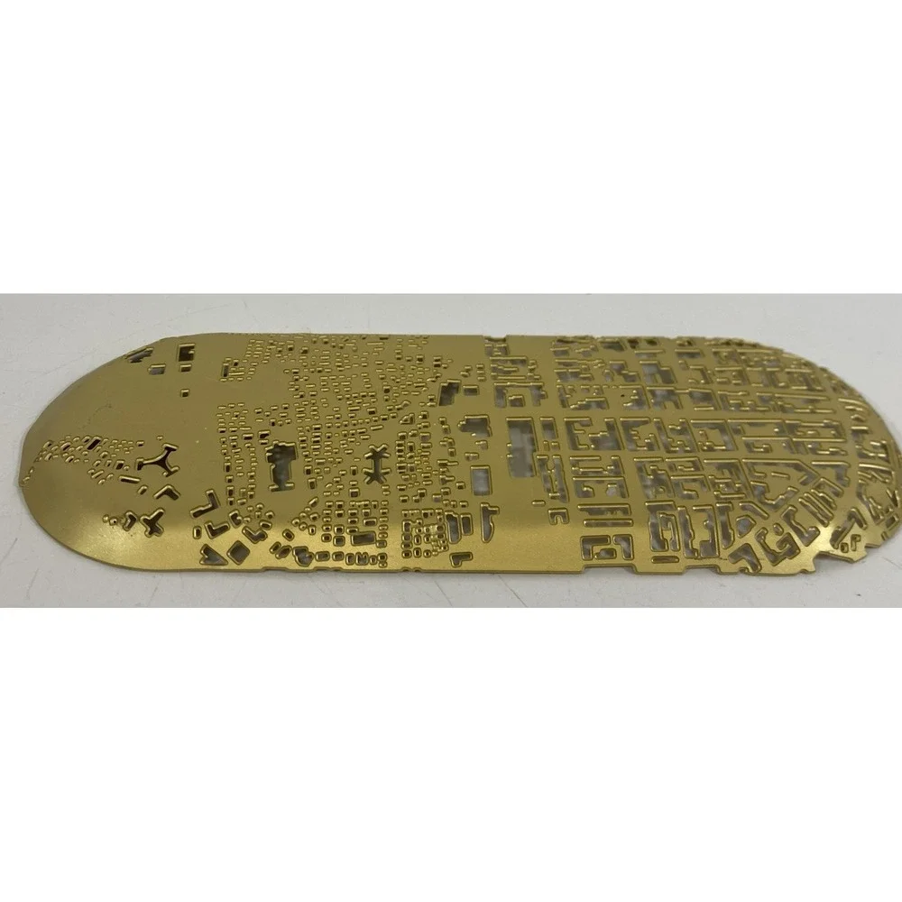 Fundamental Berlin‎ Gold City Pen Tray Modern Design Wiesbaden 7.5